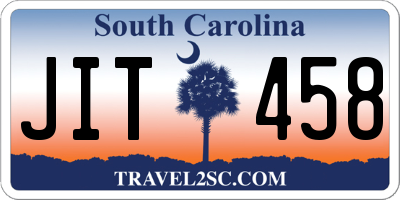 SC license plate JIT458