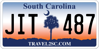 SC license plate JIT487