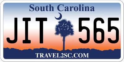 SC license plate JIT565