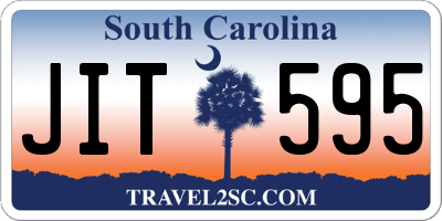 SC license plate JIT595