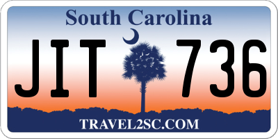 SC license plate JIT736