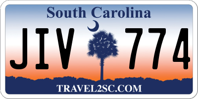SC license plate JIV774