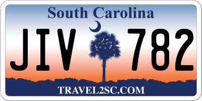 SC license plate JIV782