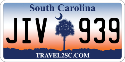 SC license plate JIV939