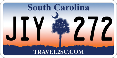 SC license plate JIY272