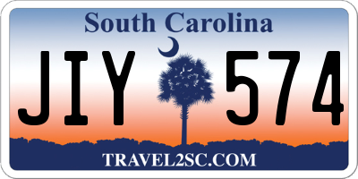 SC license plate JIY574