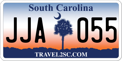 SC license plate JJA055