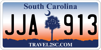 SC license plate JJA913