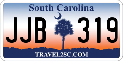 SC license plate JJB319