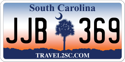 SC license plate JJB369