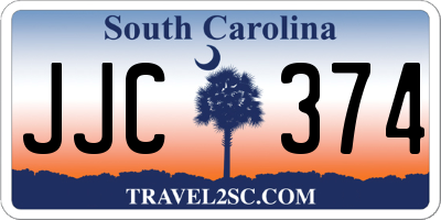 SC license plate JJC374