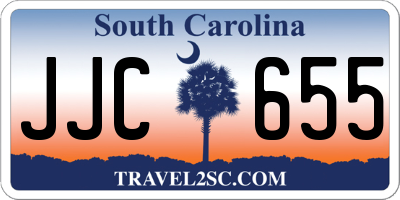 SC license plate JJC655