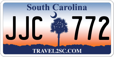 SC license plate JJC772