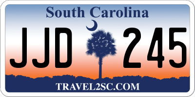 SC license plate JJD245