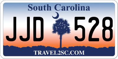 SC license plate JJD528