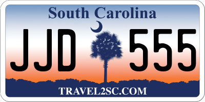 SC license plate JJD555