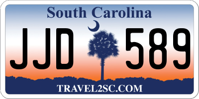 SC license plate JJD589