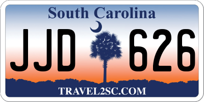 SC license plate JJD626