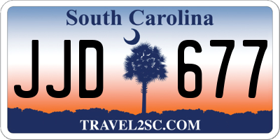 SC license plate JJD677
