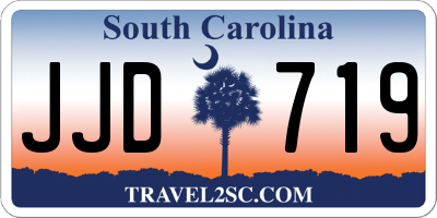 SC license plate JJD719