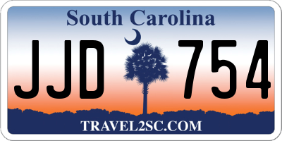 SC license plate JJD754