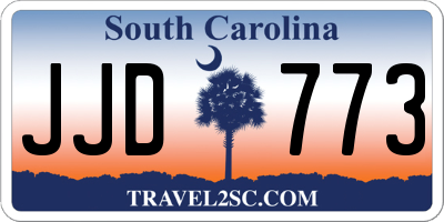 SC license plate JJD773