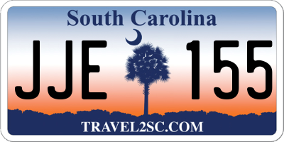 SC license plate JJE155