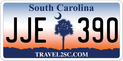SC license plate JJE390