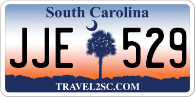 SC license plate JJE529