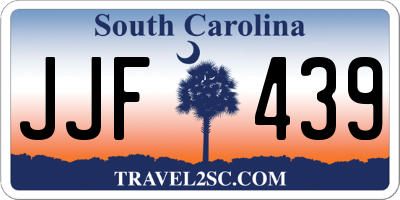 SC license plate JJF439