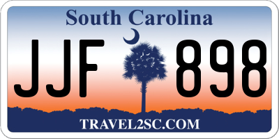 SC license plate JJF898