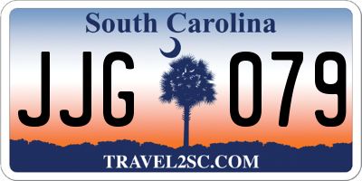 SC license plate JJG079