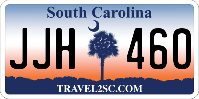 SC license plate JJH460
