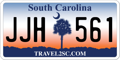 SC license plate JJH561