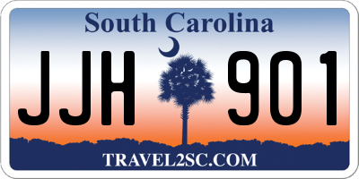 SC license plate JJH901