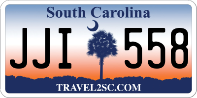 SC license plate JJI558