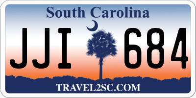 SC license plate JJI684