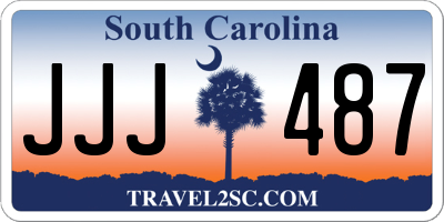 SC license plate JJJ487