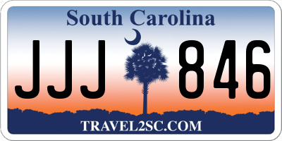 SC license plate JJJ846