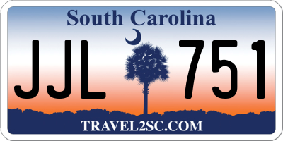 SC license plate JJL751
