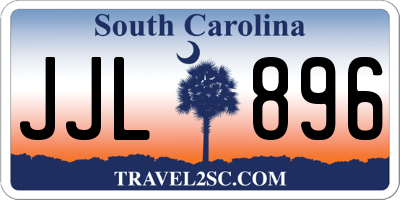SC license plate JJL896