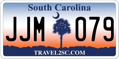 SC license plate JJM079