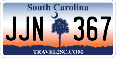 SC license plate JJN367