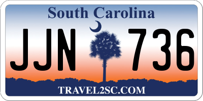 SC license plate JJN736