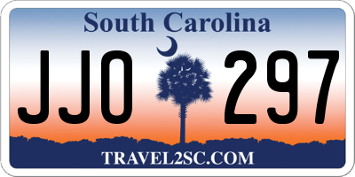 SC license plate JJO297