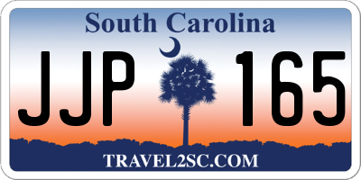 SC license plate JJP165