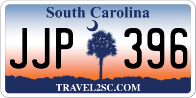 SC license plate JJP396