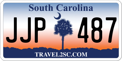 SC license plate JJP487