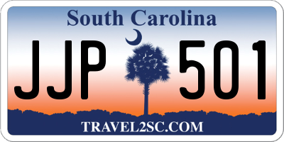 SC license plate JJP501
