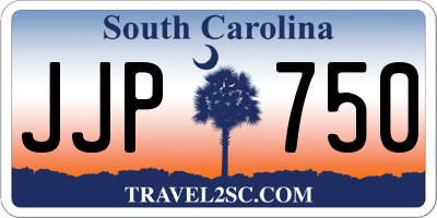 SC license plate JJP750